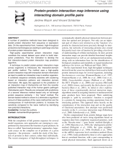 Protein-protein interaction map inference using interacting domain