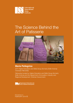 The Science Behind the Art of Patisserie