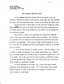 F*ro Id Feldman 221 5. 4?th St root Philadelphia, P