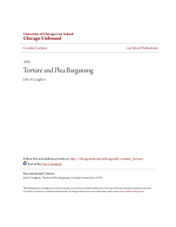 Torture and Plea Bargaining