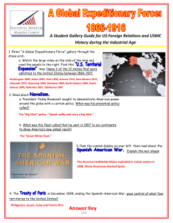 Answer Key - National Museum of the Marine Corps