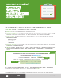 commercial electronic messages