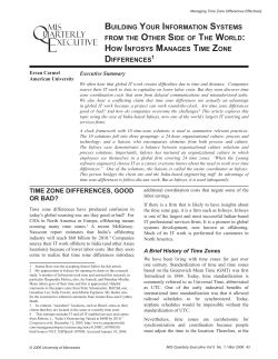 how infosys manages time zone differences