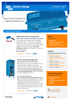 Newsletter 23 July 2013