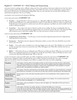 F451 - Summarizing Notes Instructions copy