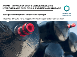Storage and Transport of Compressed Hydrogen