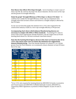 How Sheave Size Affects Wire Rope Strength. Severe