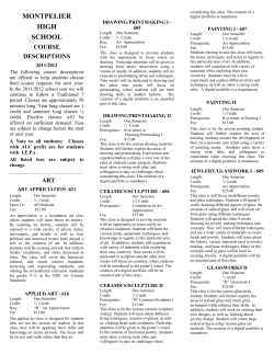 MONTPELIER HIGH SCHOOL