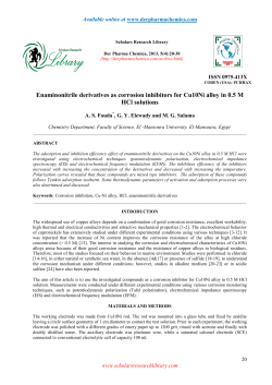 Enaminonitrile derivatives as corrosion inhibitors for Cu10Ni alloy in
