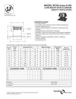 RCXII 6-20 Submittal