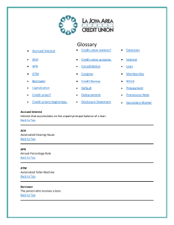 Glossary