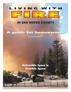 Living With Fire in San Mateo County