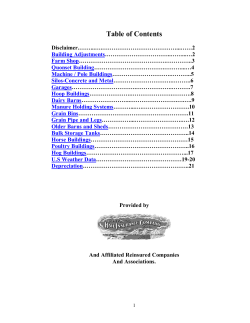 Table of Contents - Farmers Mutual Hail Property and Casualty