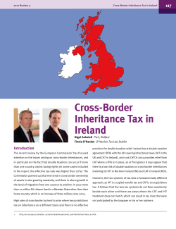 Cross-Border Inheritance Tax in Ireland