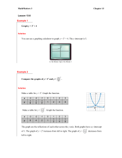 MathMatters 3 Chapter 13 Lesson 13