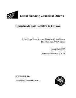 Households and Families in Ottawa