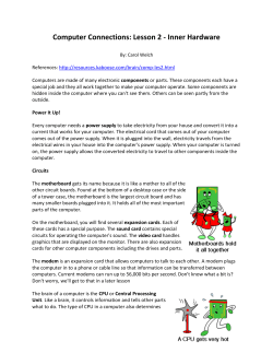 Computer Connections: Lesson 2