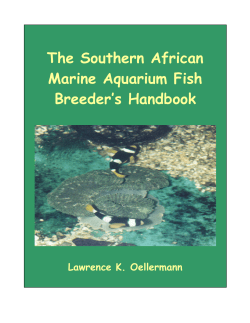 The Southern African Marine Aquarium Fish Breeder`s Handbook
