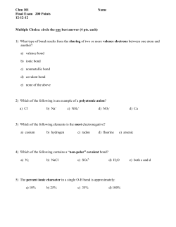 Final Exam from Fall 2012 ()