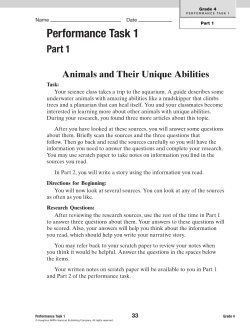 Performance Task 1