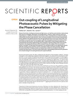Out-coupling of Longitudinal Photoacoustic Pulses