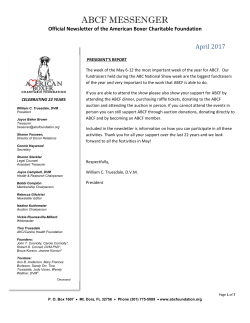 April 2017 - American Boxer Charitable Foundation