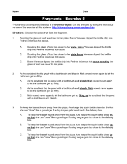 Handout - Chomp Chomp