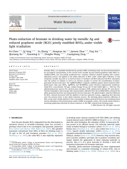 Photo-reduction of bromate in drinking water by metallic Ag and