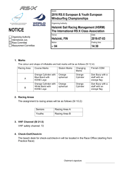 Notice 04 - RS:X Class