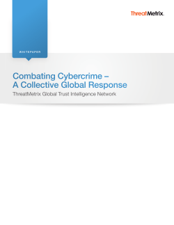 Combating Cybercrime – A Collective Global Response