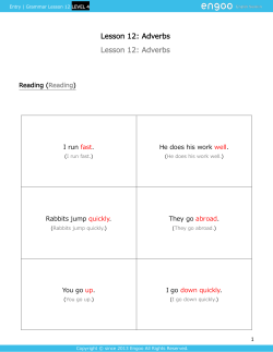 Adverbs