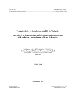 H:\Wetlands\Biocriteria Development Project\PLANTS