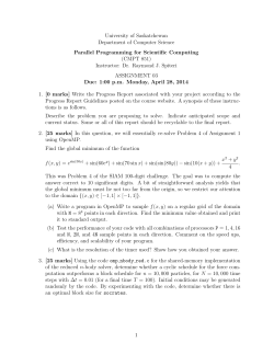 Assignment 3 - Department of Computer Science