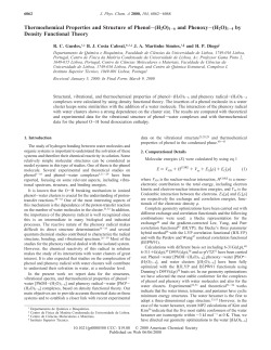 1-6 and Phenoxy&minus;(H2O)1-4 by Density Functional Theory