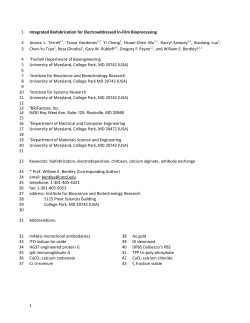 Integrated Biofabrication for Electroaddressed In-Film