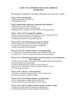 GFP Tagging Module