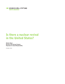 Is there a nuclear revival in the United States? - Heinrich