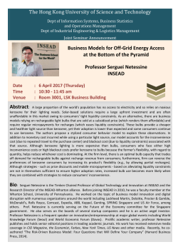 Business Models for Off-Grid Energy Access at the Bottom of the