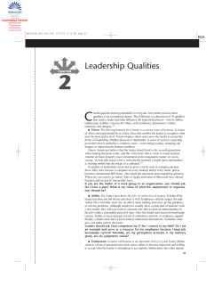 Leadership Qualities - McGraw
