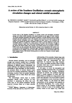 A review of the Southern Oscillation: oceanic