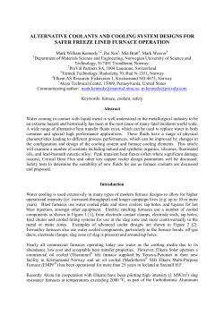 Alternative Coolants and Cooling System Designs for Safer
