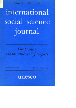 Compromise and the settlement of conflicts: introduction