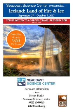 iceland_brochure_ssc - Seacoast Science Center