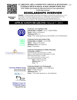 March 7. 2014 - Clarkston Area Chamber of Commerce