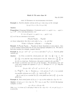 Math 51 TA note class 18