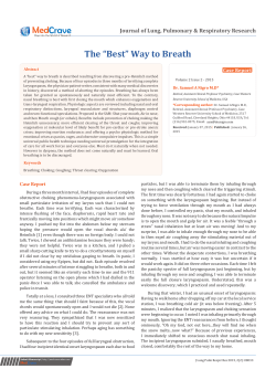 The "Best" Way to Breath