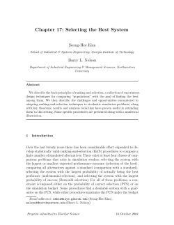 Chapter 17: Selecting the Best System
