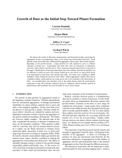 Growth of Dust as the Initial Step Toward Planet Formation