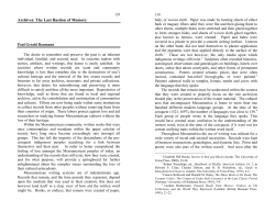 Archives: The Last Bastion of Memory, Mesoamerica