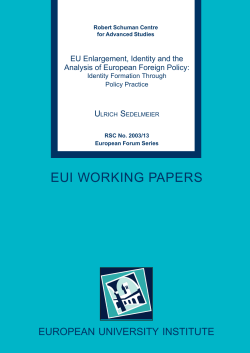 eui working papers - Cadmus, EUI Research Repository